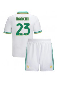 Fotbalové Dres AS Roma Gianluca Mancini #23 Dětské Třetí Oblečení 2025-26 Krátký Rukáv (+ trenýrky)